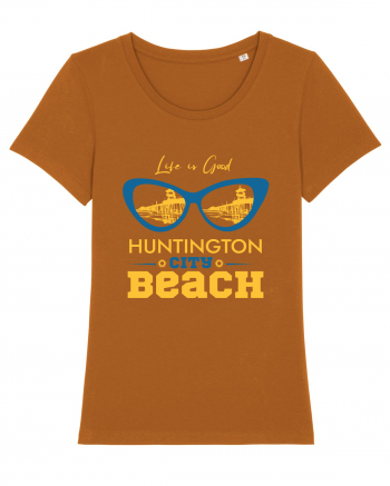 Huntington City Beach USA Roasted Orange