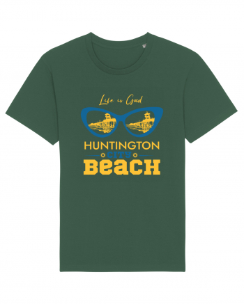 Huntington City Beach USA Bottle Green