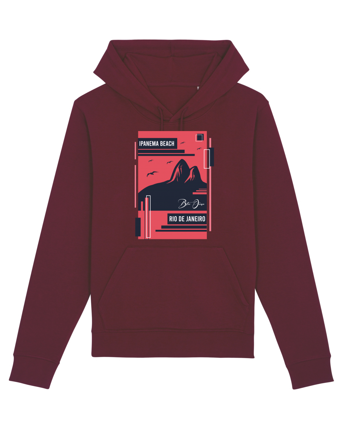 Hanorac Unisex Drummer Burgundy