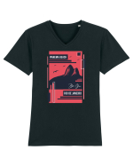 Ipanema Beach Brazil Tricou mânecă scurtă guler V Bărbat Presenter