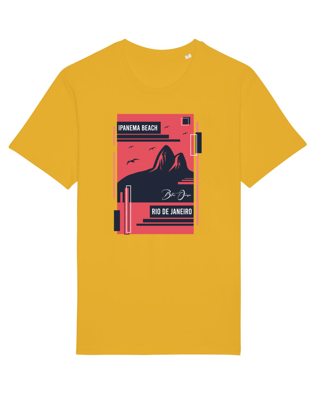 Tricou mânecă scurtă Unisex Rocker Spectra Yellow