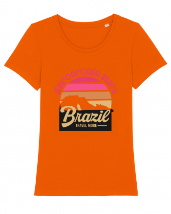 Jericoacoara Beach Brazil Bright Orange