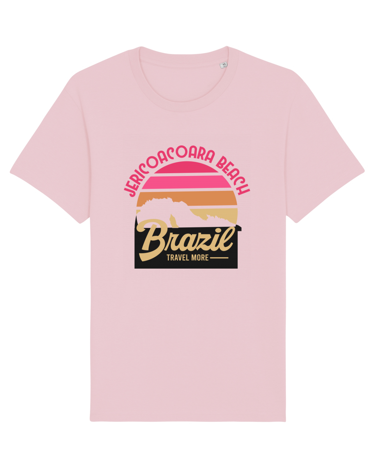 Tricou mânecă scurtă Unisex Rocker Cotton Pink