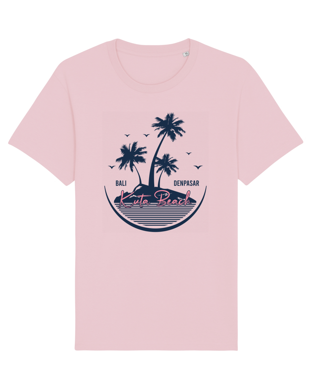 Tricou mânecă scurtă Unisex Rocker Cotton Pink