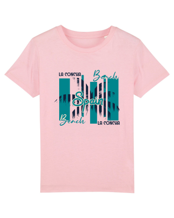 La Concha Beach Spain Cotton Pink