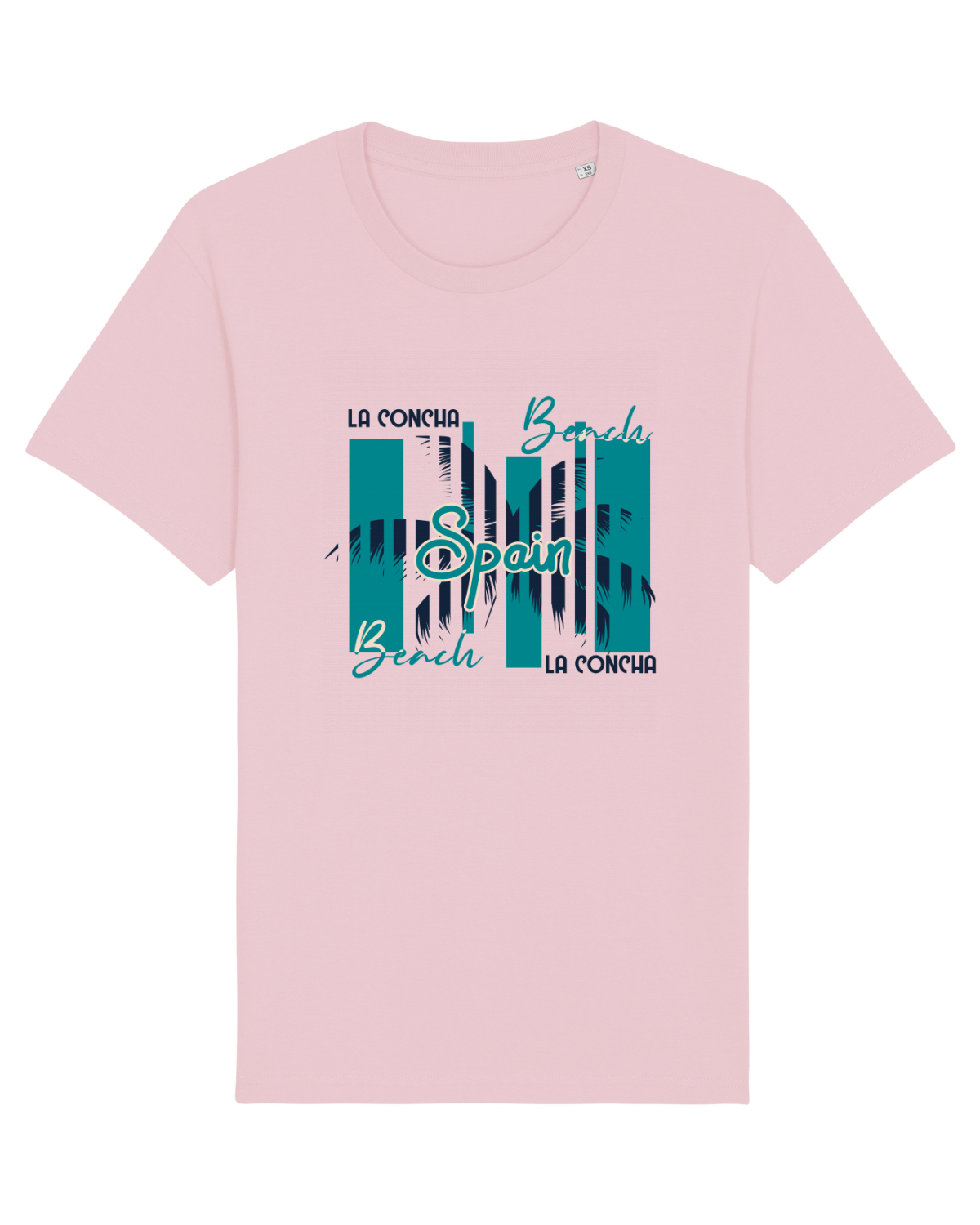 Tricou mânecă scurtă Unisex Rocker Cotton Pink