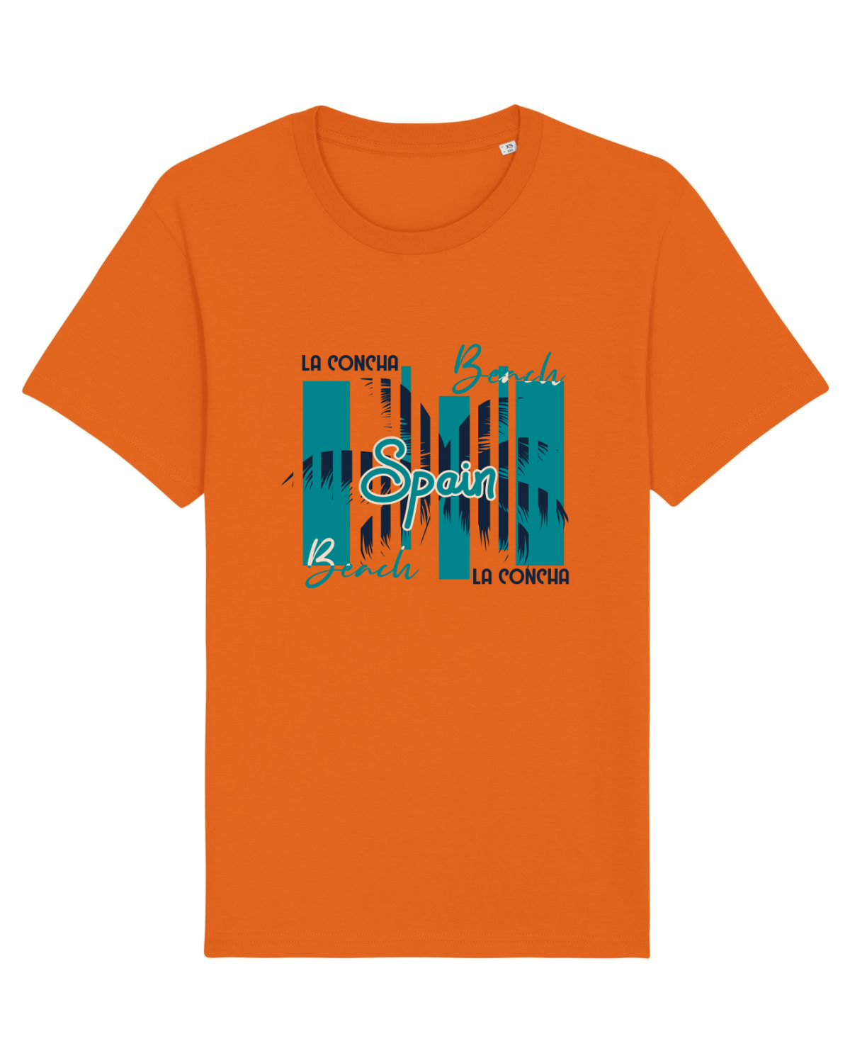 Tricou mânecă scurtă Unisex Rocker Bright Orange