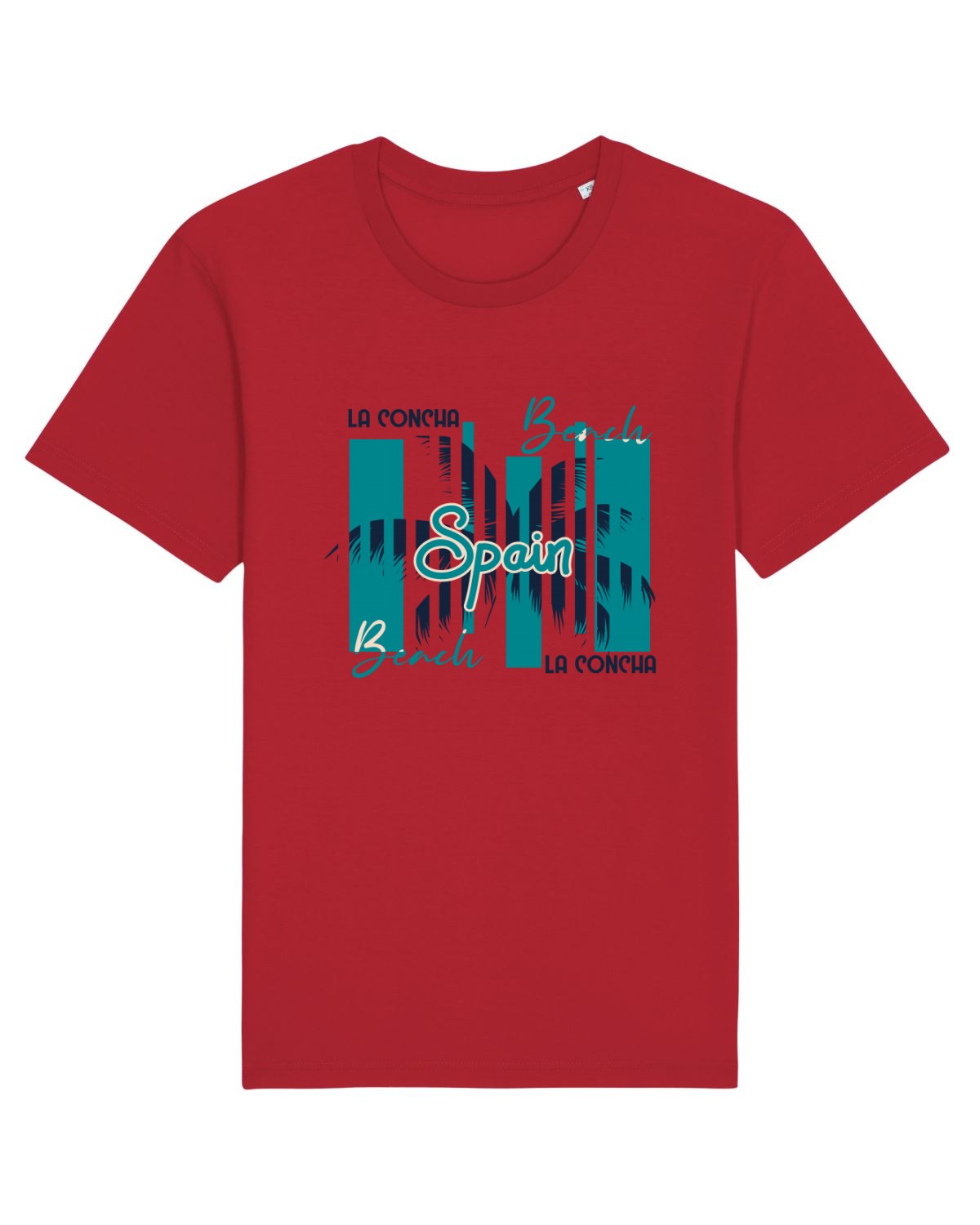 Tricou mânecă scurtă Unisex Rocker Red