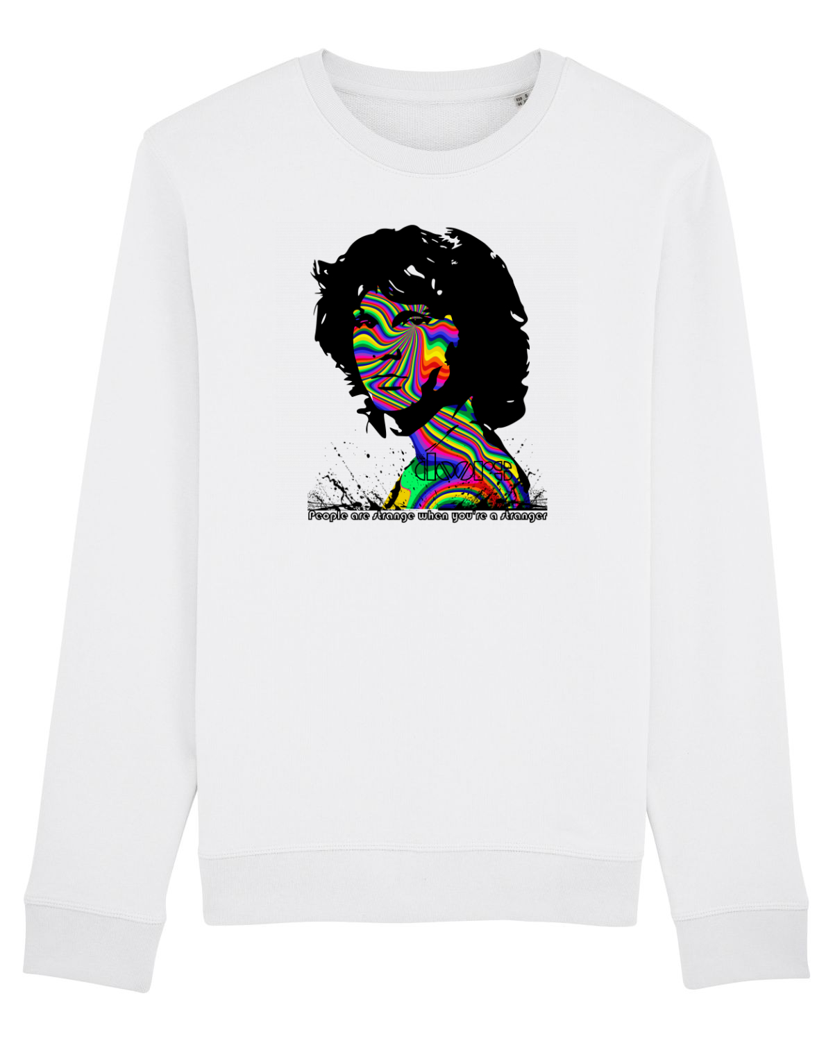 Bluză mânecă lungă Unisex Rise White