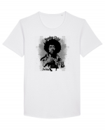 Jimi Hendrix 2 Tricou mânecă scurtă guler larg Bărbat Skater