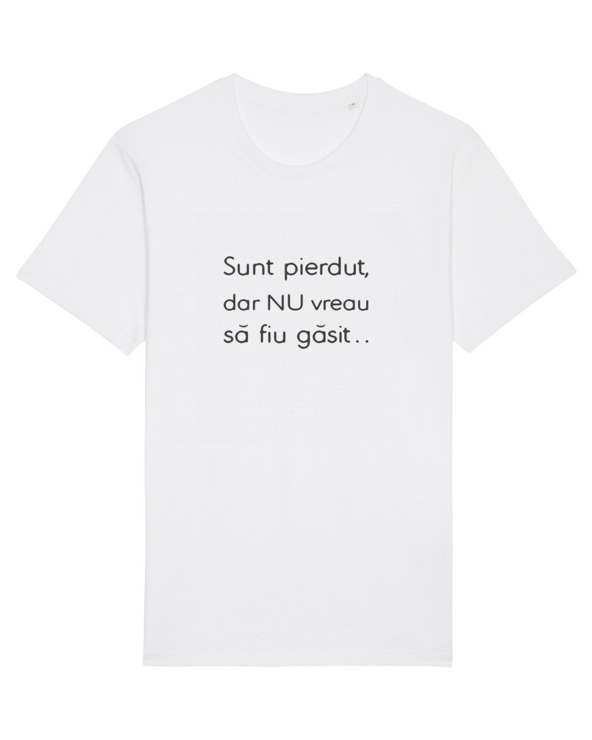 Tricou mânecă scurtă Unisex Rocker White