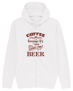Coffee or Beer? Hanorac cu fermoar Unisex Connector