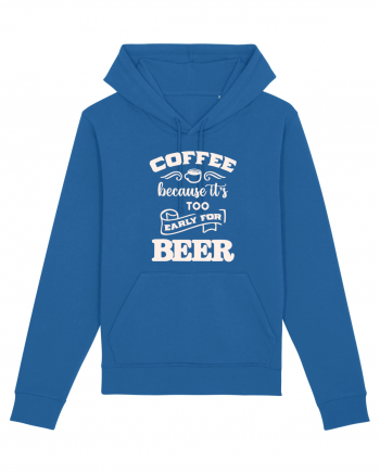 Coffee or Beer? - white Royal Blue