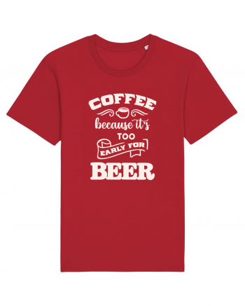 Coffee or Beer? - white Red