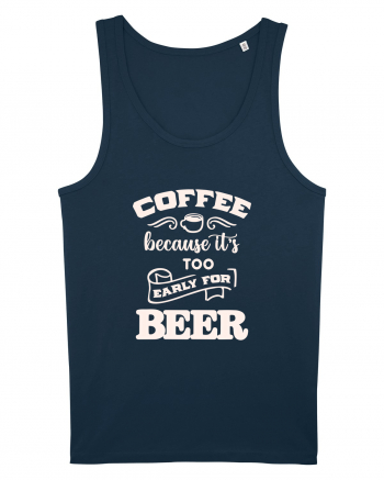 Coffee or Beer? - white Navy