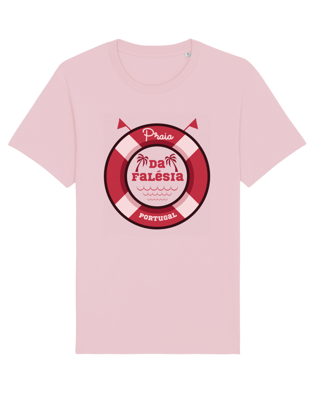 Tricou mânecă scurtă Unisex Rocker Cotton Pink