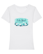 Echo Beach Bali Tricou mânecă scurtă guler larg fitted Damă Expresser