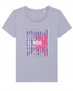 El Nido Philippines Tricou mânecă scurtă guler larg fitted Damă Expresser