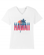 Hawaii Tricou mânecă scurtă guler V Bărbat Presenter