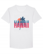 Hawaii Tricou mânecă scurtă guler larg Bărbat Skater