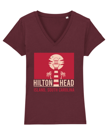 Hilton Head Island USA Burgundy