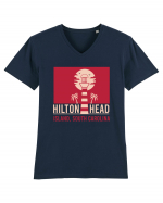 Hilton Head Island USA Tricou mânecă scurtă guler V Bărbat Presenter