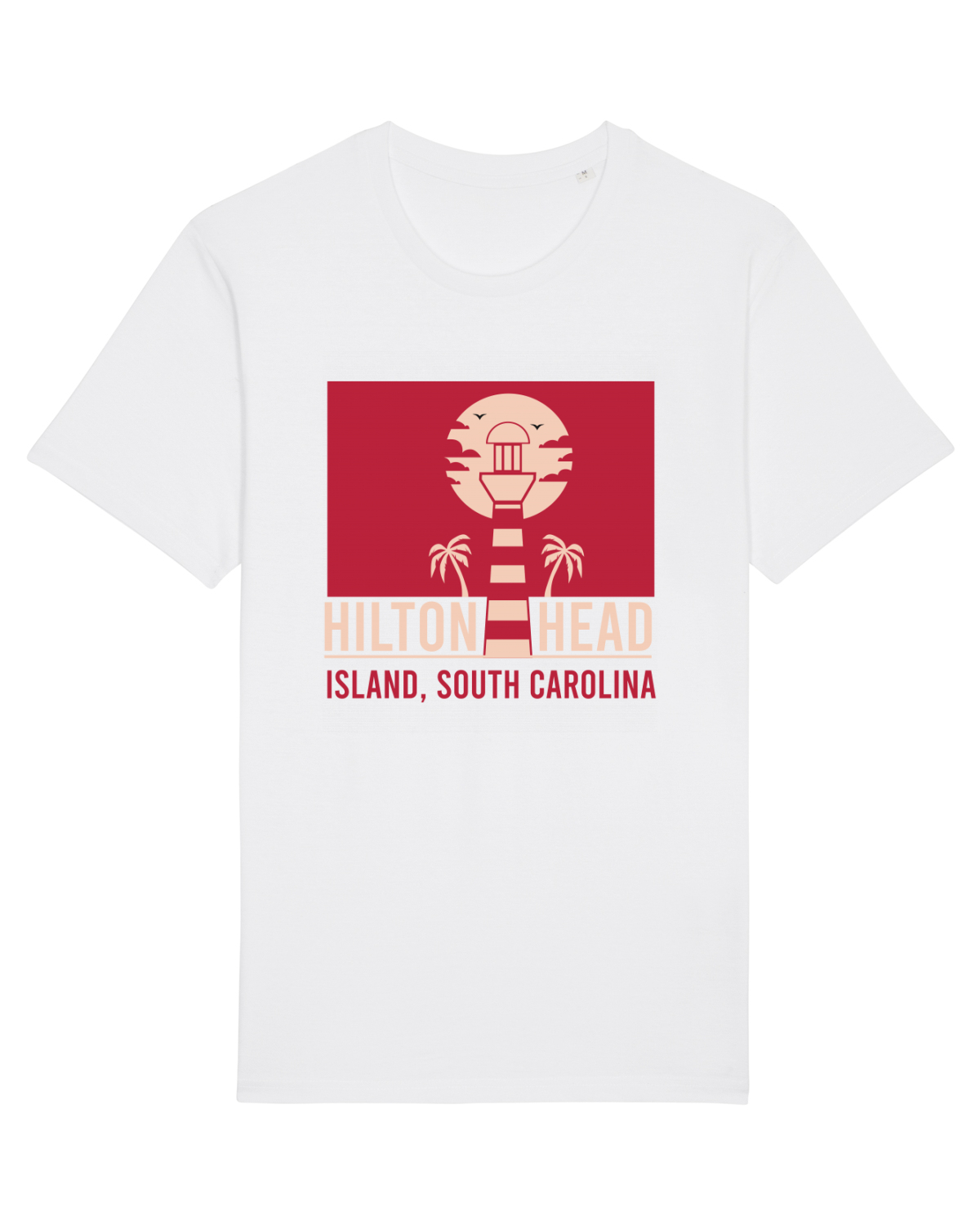 Tricou mânecă scurtă Unisex Rocker White