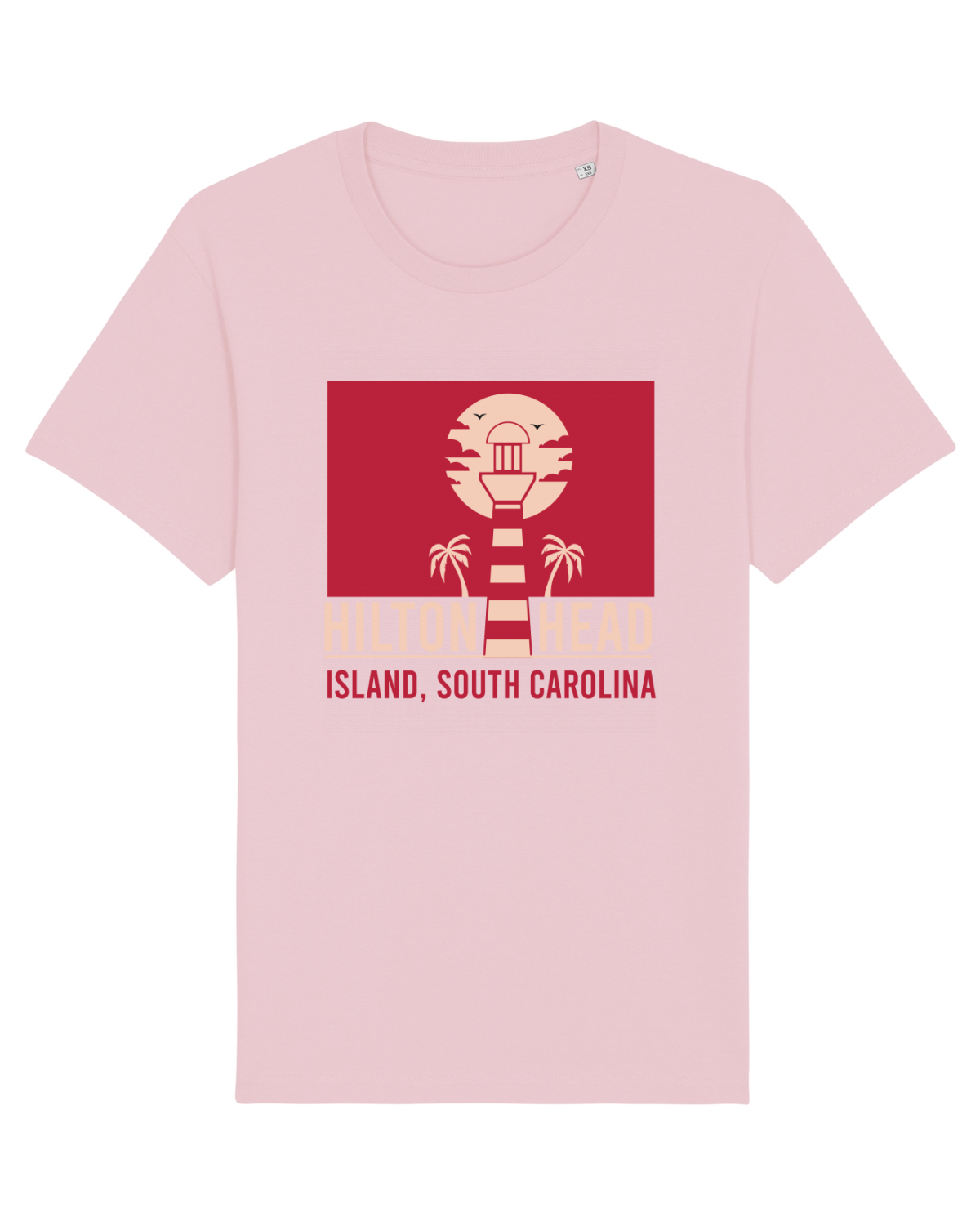 Tricou mânecă scurtă Unisex Rocker Cotton Pink