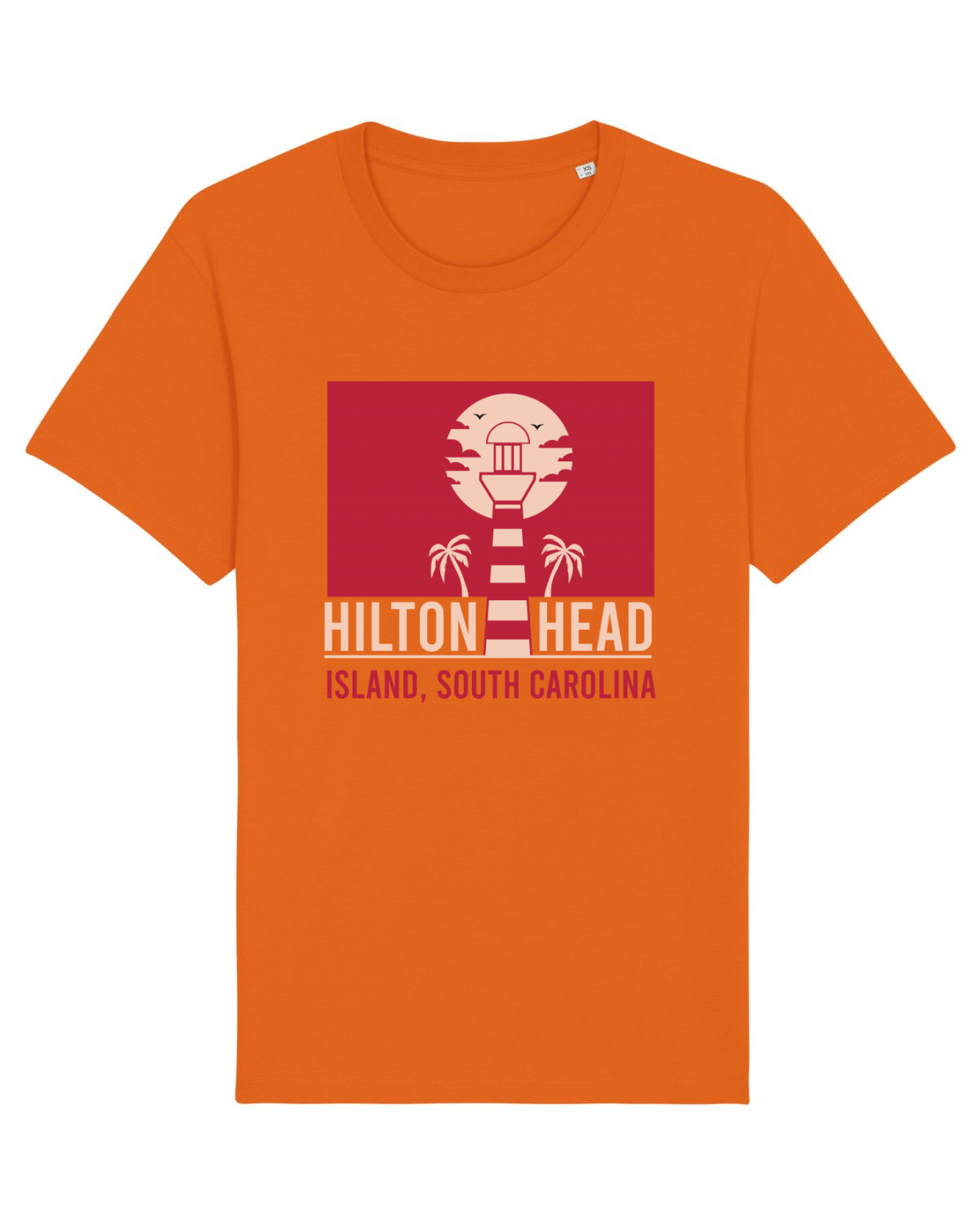 Tricou mânecă scurtă Unisex Rocker Bright Orange