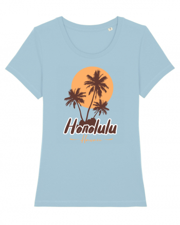 Honolulu Hawaii Sky Blue