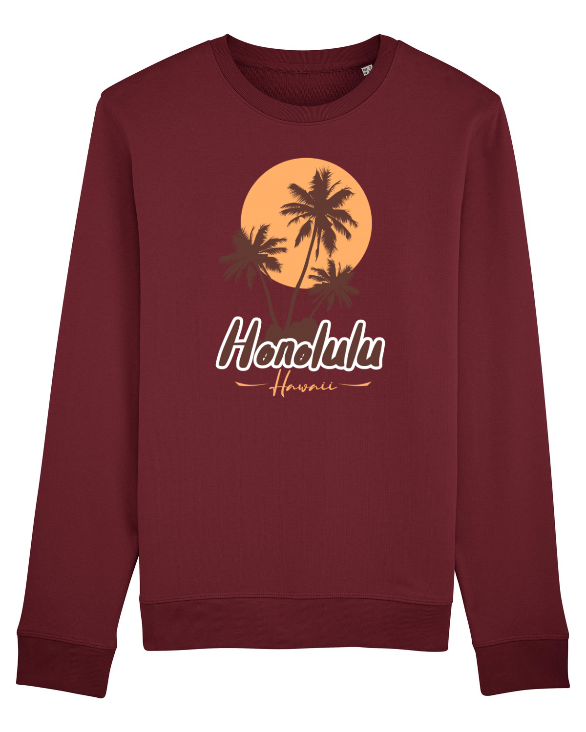 Bluză mânecă lungă Unisex Rise Burgundy