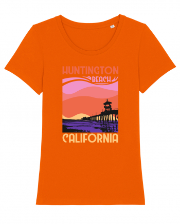 Huntington Beach California Bright Orange