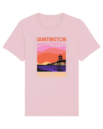 Huntington Beach California Cotton Pink