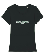 351 Tricou mânecă scurtă guler larg fitted Damă Expresser