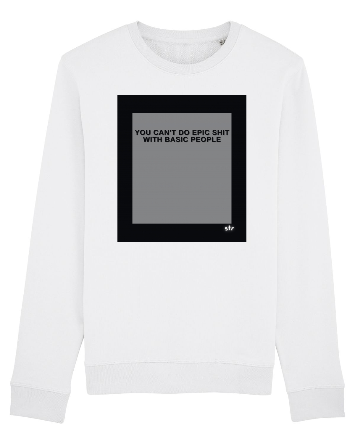 Bluză mânecă lungă Unisex Rise White