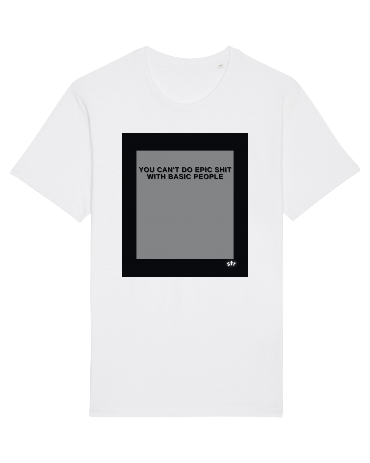 Tricou mânecă scurtă Unisex Rocker White