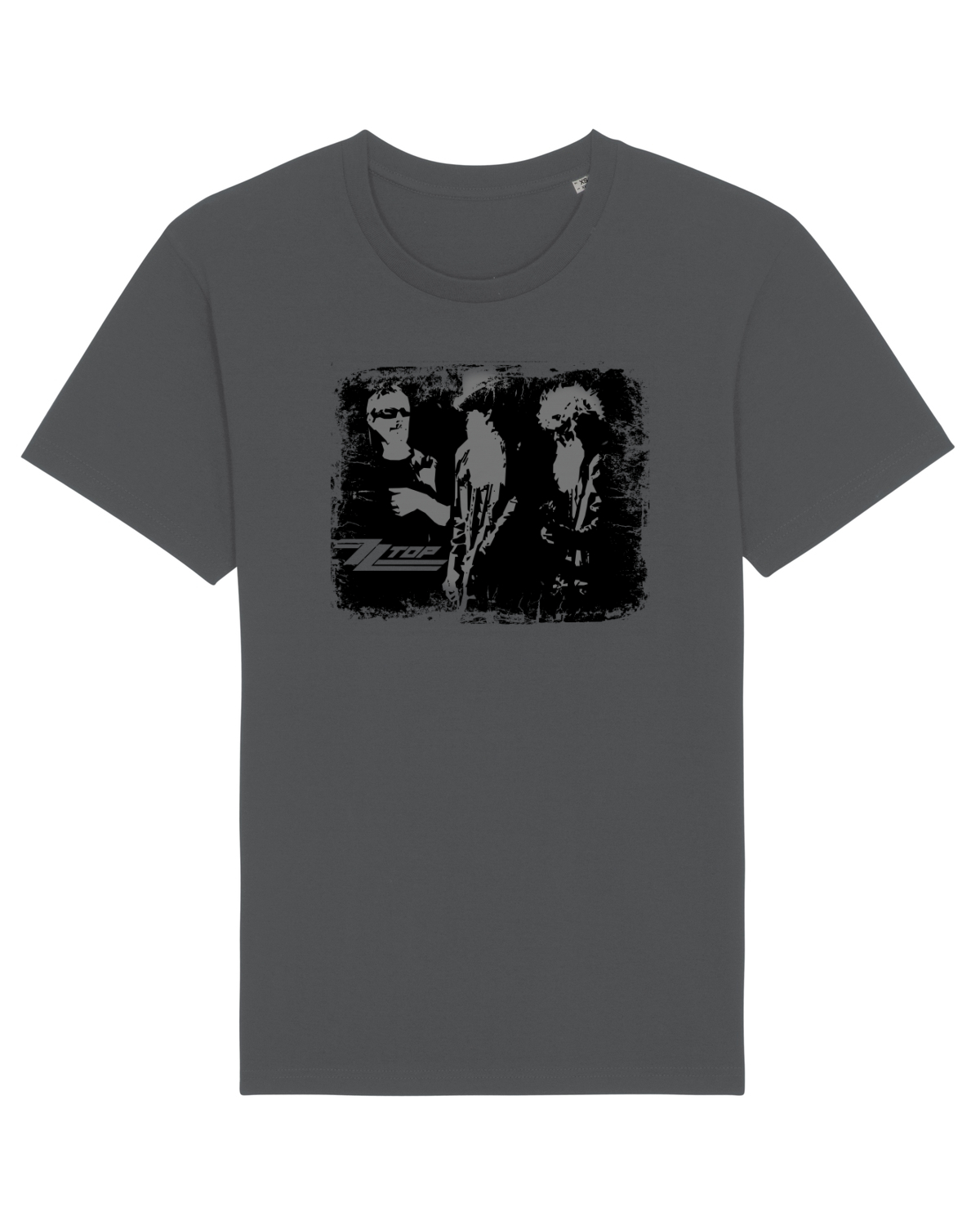 Tricou mânecă scurtă Unisex Rocker Anthracite