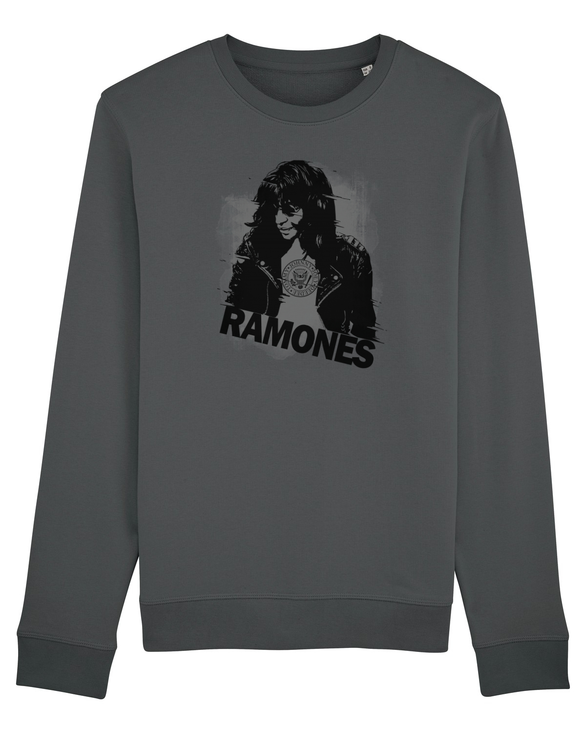 Bluză mânecă lungă Unisex Rise Anthracite