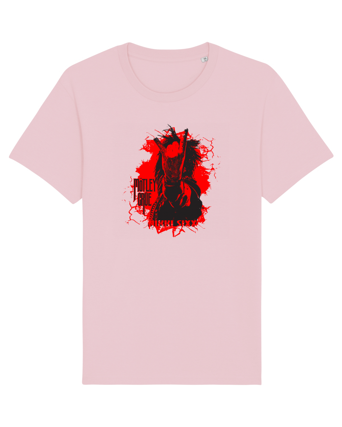 Tricou mânecă scurtă Unisex Rocker Cotton Pink