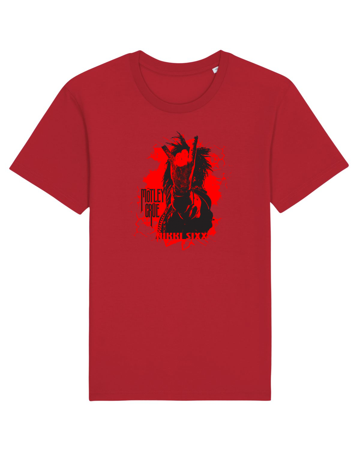Tricou mânecă scurtă Unisex Rocker Red
