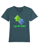 My way Tricou mânecă scurtă guler V Bărbat Presenter