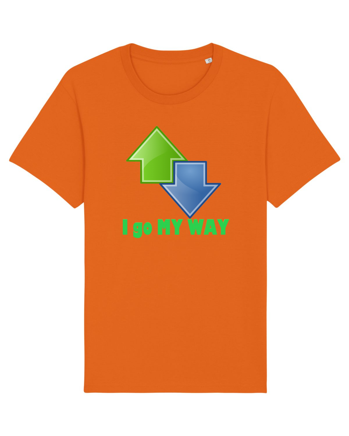 Tricou mânecă scurtă Unisex Rocker Bright Orange