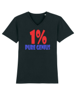 Pure genius Tricou mânecă scurtă guler V Bărbat Presenter