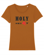 Holy shiRt Tricou mânecă scurtă guler larg fitted Damă Expresser