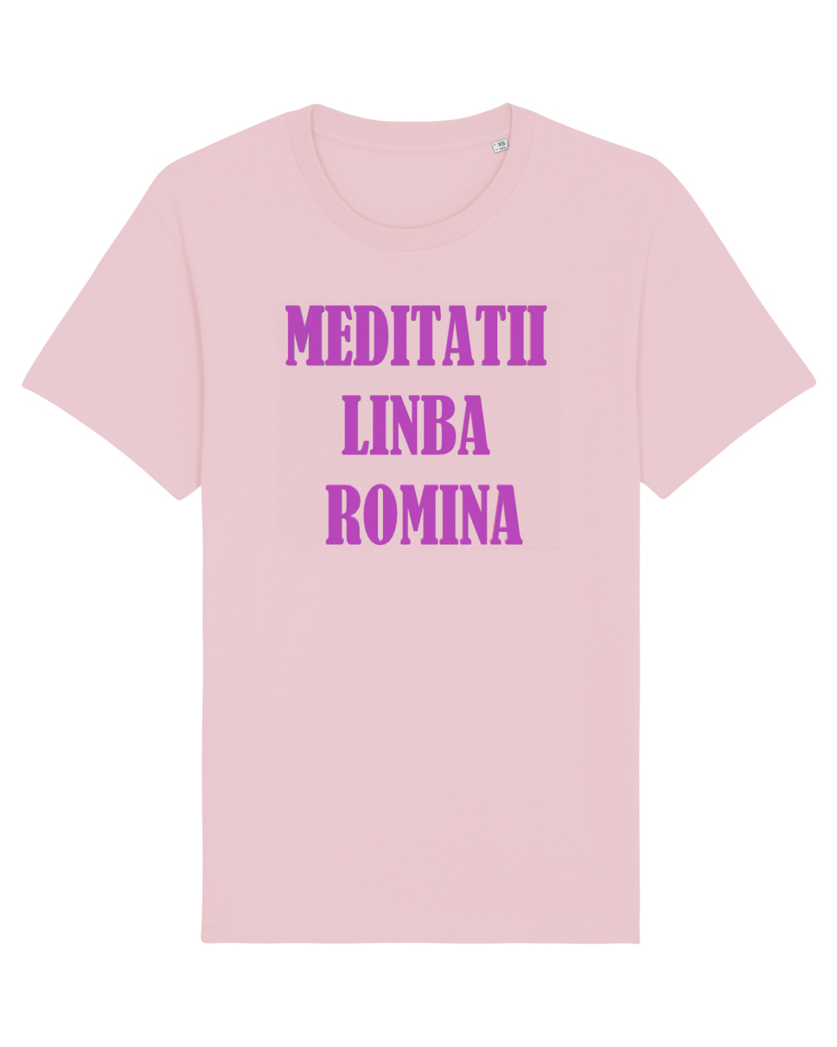 Tricou mânecă scurtă Unisex Rocker Cotton Pink