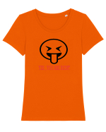 Right you are Tricou mânecă scurtă guler larg fitted Damă Expresser