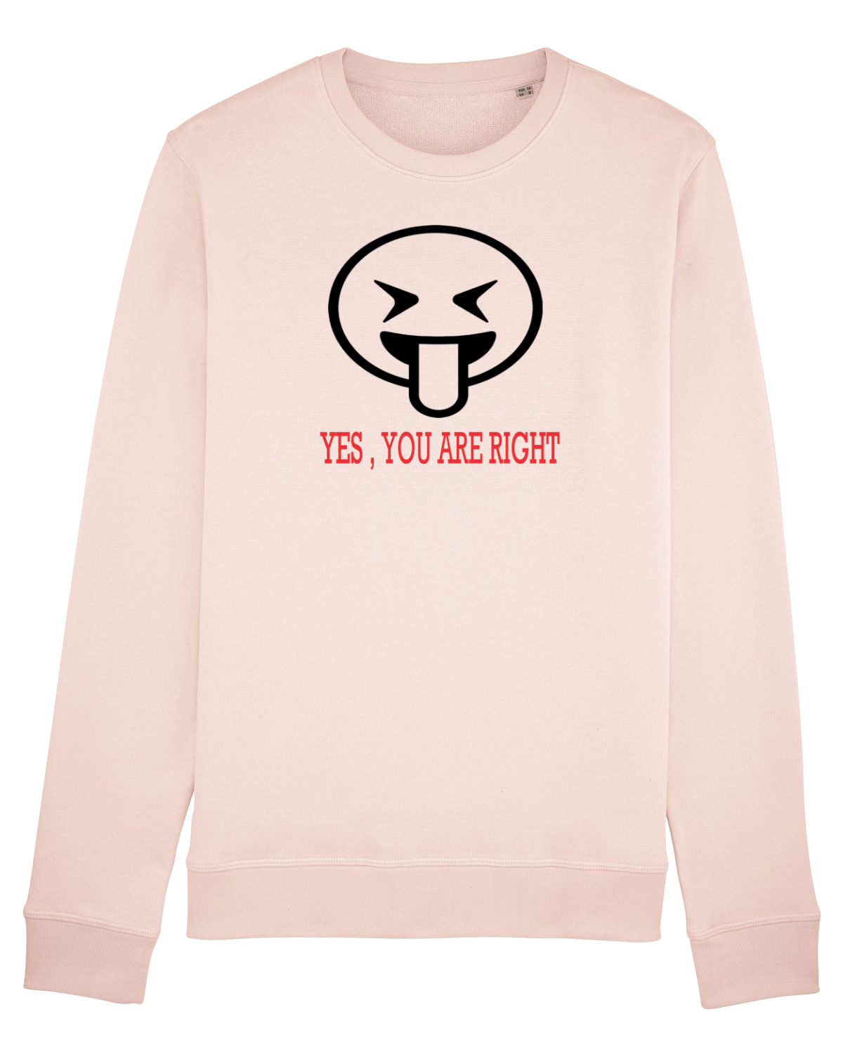 Bluză mânecă lungă Unisex Rise Candy Pink