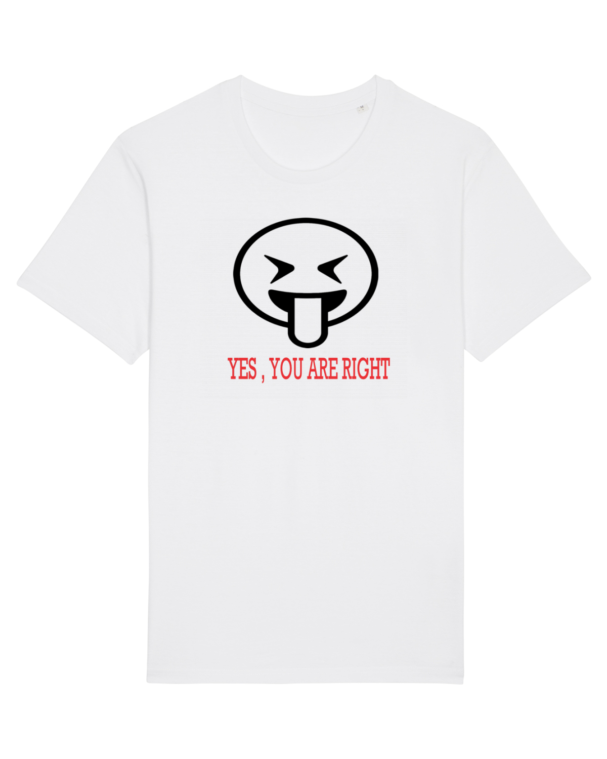 Tricou mânecă scurtă Unisex Rocker White