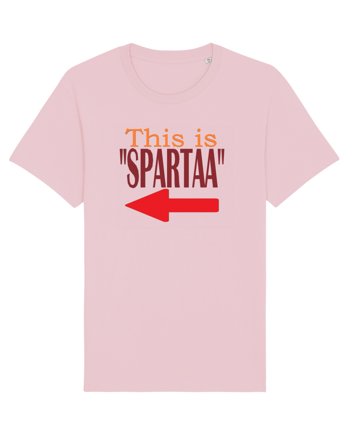 Tricou mânecă scurtă Unisex Rocker Cotton Pink