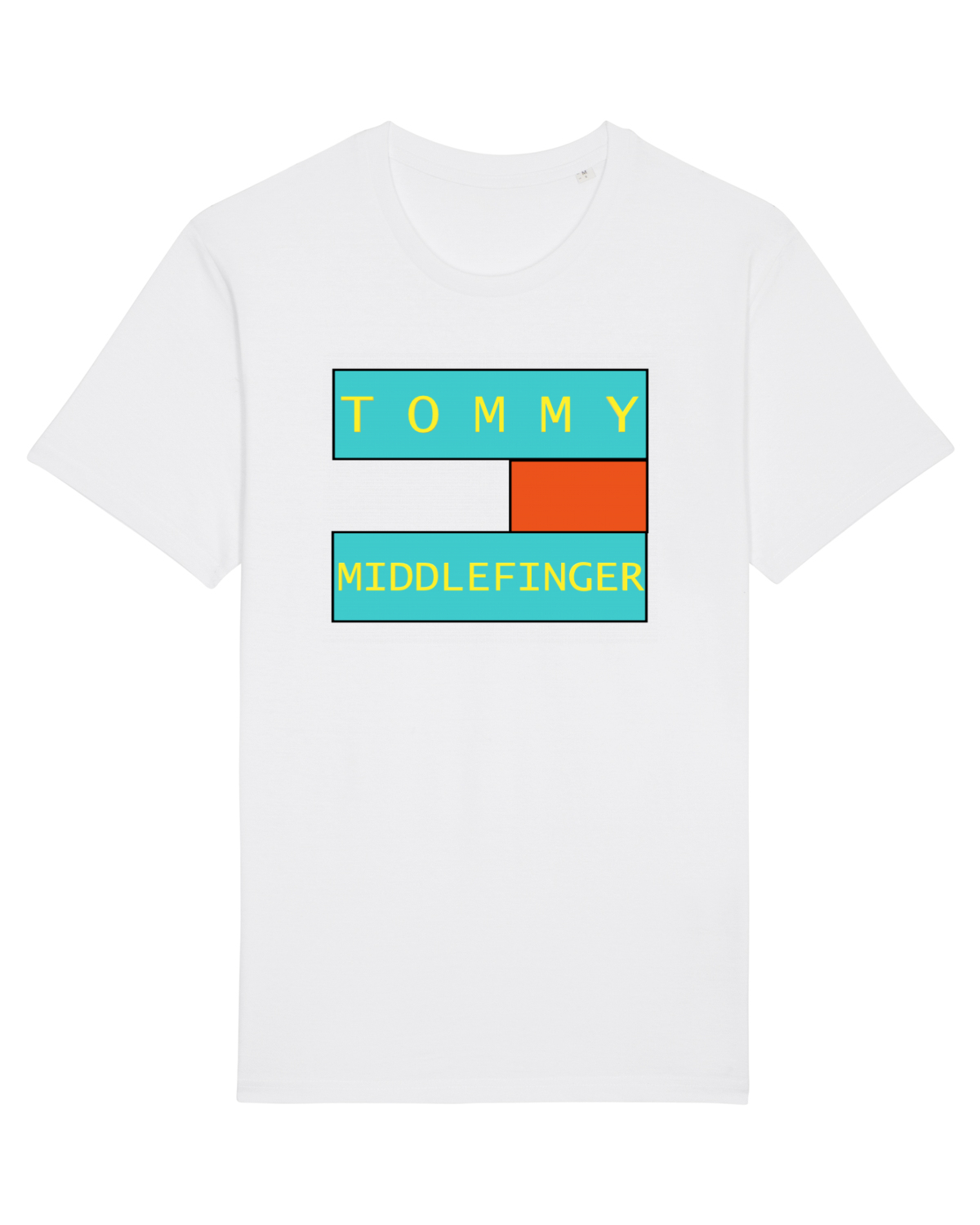 Tricou mânecă scurtă Unisex Rocker White